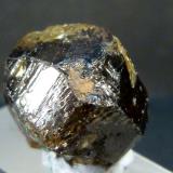 Casiterita<br />Depósito de estaño de Feli, La Fregeneda, Comarca El Abandego, Salamanca, Castilla y León, España<br />1,5 cm. de diámetro<br /> (Autor: Felipe Abolafia)