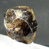 Casiterita<br />Depósito de estaño de Feli, La Fregeneda, Comarca El Abandego, Salamanca, Castilla y León, España<br />1,5 cm. de diámetro<br /> (Autor: Felipe Abolafia)