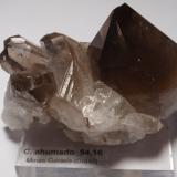 Cuarzo (variedad ahumado)<br />Minas Gerais, Brasil<br />70x50 mm<br /> (Autor: Ignacio)