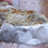 CalcitaMines Can Palomeres, Malgrat de Mar, Comarca Maresme, Barcelona, Cataluña / Catalunya, España7 x 3 cm (Autor: Cristalino)