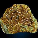 Andradite variety topazolite<br />Yellow Cat Mine, New Idria, New Idria District, Diablo Range, San Benito County, California, USA<br />5.6 x 7.2 cm<br /> (Author: crosstimber)