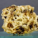 Dolomita (variedad dolomita ferrífera)<br />Coto Minero Josefa, Muskiz, Comarca Gran Bilbao, Vizcaya / Bizkaia, País Vasco (Euskadi), España<br />43x31 mm<br /> (Autor: Juan Espino)