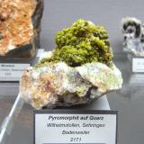 Pyromorphite<br />Sehringen, Badenweiler mining area, Badenweiler, Black Forest, Baden-Württemberg, Germany<br />Size approx. 9 cm<br /> (Author: Tobi)