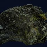 Allanita-(La)Nueva Vizcaya Mine, Los Calvitos property, Burguillos del Cerro, Comarca Zafra-Río Bodión, Badajoz, Extremadura, Spain51 x 30 mm (Autor: Antonio Carmona)