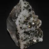 Quartz, Calcite, Pyrite<br />Minas da Panasqueira, Aldeia de São Francisco de Assis, Covilhã, Castelo Branco, Cova da Beira, Centro, Portugal<br />8 x 5 x 3 cm<br /> (Author: Vitomorim)