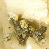 Nenadkevichite<br />Poudrette Quarry, Mont Saint-Hilaire, La Vallée-du-Richelieu RCM, Montérégie, Québec, Canada<br />FOV = 2mm<br /> (Author: Doug)