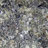 Kaersutite<br />Poudrette Quarry, Mont Saint-Hilaire, La Vallée-du-Richelieu RCM, Montérégie, Québec, Canada<br />FOV = 4mm<br /> (Author: Doug)