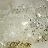 Gobbinsite<br />Poudrette Quarry, Mont Saint-Hilaire, La Vallée-du-Richelieu RCM, Montérégie, Québec, Canada<br />FOV = 2mm<br /> (Author: Doug)