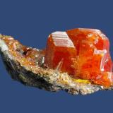 Wulfenite<br />Red Cloud Mine, Trigo Mountains, Silver District, La Paz County, Arizona, USA<br />49 x 24 x 20 mm<br /> (Author: GneissWare)