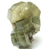 Fluorapatite<br />Minas da Panasqueira, Aldeia de São Francisco de Assis, Covilhã, Castelo Branco, Cova da Beira, Centro, Portugal<br />Specimen height 5,5 cm, main crystal measures 3,7 (!) cm in diameter.<br /> (Author: Tobi)