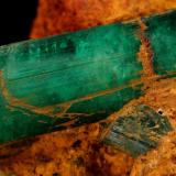 Beryl (variety emerald)<br />Chivor mining district, Buena Vista Mine, Municipio Ubalá, Eastern Emerald Belt, Cundinamarca Department, Colombia<br />67x42x90mm, xl=69mm<br /> (Author: Fiebre Verde)