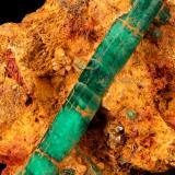 Beryl (variety emerald)<br />Chivor mining district, Buena Vista Mine, Municipio Ubalá, Eastern Emerald Belt, Cundinamarca Department, Colombia<br />67x42x90mm, xl=69mm<br /> (Author: Fiebre Verde)