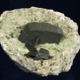 Axinite-(Fe) with Chlorite Inclusions<br />Medel Valley, Medel (Lucmagn), Surselva Region, Grischun (Grisons; Graubünden), Switzerland<br />79 x 69 x 38 mm<br /> (Author: GneissWare)