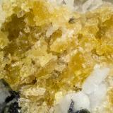 Oneillite<br />Poudrette Quarry, Mont Saint-Hilaire, La Vallée-du-Richelieu RCM, Montérégie, Québec, Canada<br />FOV = 4mm<br /> (Author: Doug)