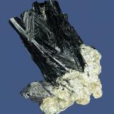 Schorl with Muscovite and Quartz<br />Mount Thompson Gem Mine, Mount Thompson, Milford, Lassen County, California, USA<br />65 x 47 x 34 mm<br /> (Author: GneissWare)