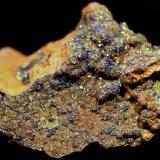 Calcofanita, Goethita, LimonitaMina Precaución, Cabezo de San Ginés, El Estrecho de San Ginés, Cartagena, Comarca Campo de Cartagena, Región de Murcia (Murcia), España57 x 46 x 32 mm. (Autor: José Luis Zamora)