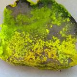 Phurcalite and Autunite<br />Senhora da Assunção Mine, Aldeia Nova, Ferreira de Aves, Sátão, Viseu District, Portugal<br /><br /> (Author: Cesar M. Salvan)