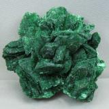 Malachite after Azurite<br />Morenci Mine, Morenci, Copper Mountain District, Shannon Mountains, Greenlee County, Arizona, USA<br />6.5cm x 6.0cm<br /> (Author: rweaver)