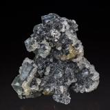 Fluorite, Calcite<br />Xianghuapu Mine, Xianghualing Sn-polymetallic ore field, Linwu, Chenzhou Prefecture, Hunan Province, China<br />11.0 x 11.0 x 4.5 cm<br /> (Author: am mizunaka)