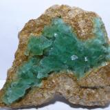 Fluorita<br />Pedrera Berta, Turó de Can Domènech, Serra de Roques Blanques, Sant Cugat del Vallès-El Papiol, Comarca Vallès Occidental / Baix Llobregat, Barcelona, Cataluña / Catalunya, España<br />11x10cm<br /> (Autor: heat00)