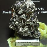 Arsenopirita<br />Minas da Panasqueira, Aldeia de São Francisco de Assis, Covilhã, Castelo Branco, Cova da Beira, Centro, Portugal<br />45x55 mm<br /> (Autor: Ignacio)