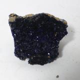 AzuritaLinda Mariquita Mine, El Molar, Comarca Priorat, Tarragona, Catalonia / Catalunya, Spain2x2cm aprox (Autor: heat00)