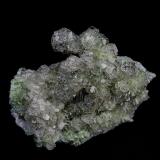Grossular, Diopside<br />Jeffrey Mine, Asbestos, Les Sources RCM, Estrie, Québec, Canada<br />5.5 x 4.1 cm<br /> (Author: am mizunaka)