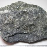 Gabro
Balmedie Quarry, Belhelvie, Buchan Grampian, Escocia, Reino Unido
9 x 8 cm.
Gabro de grano fino. (Autor: prcantos)