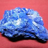 Azurite<br />Tsumeb Mine, Tsumeb, Otjikoto Region, Namibia<br />100x80mm<br /> (Author: Heimo Hellwig)