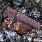 BrookitaBregaceto Mountain, Borzonasca, Genova Province, Liguria, ItalyCampo de visión 2,2 mm. (Autor: Juan Miguel)