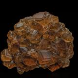 Grossular (Var. Hessonite)<br />Jeffrey Mine, Asbestos, Les Sources RCM, Estrie, Québec, Canada<br />5.2 x 4.6 cm<br /> (Author: am mizunaka)