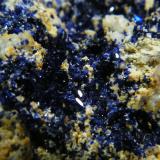 Azurite<br />Tsumeb Mine, Tsumeb, Otjikoto Region, Namibia<br />110x110mm<br /> (Author: Heimo Hellwig)