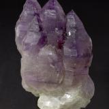 Quartz (variety amethyst)<br />Mas Sever Quarry, Massabè (Mas Ceber), Sils, Comarca La Selva, Gerona / Girona, Catalonia / Catalunya, Spain<br />Specimen size: 6.4 × 3.9 × 2.5 cm / main crystal size: 3.7 × 2.3 cm<br /> (Author: Jordi Fabre)