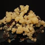 Mimetite<br />Tsumeb Mine, Tsumeb, Otjikoto Region, Namibia<br />3.8 x 5.3 cm<br /> (Author: crosstimber)
