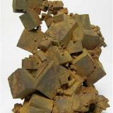 Goethite (variety limonite) after Pyrite<br />Pyrite deposit, Llanos de Arenalejos, Carratraca, Comarca Valle del Guadalhorce, Málaga, Andalusia, Spain<br />H:9cm x W:6cm x D:3cm<br /> (Author: Adrian Pripoae)