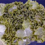 Clinozoisite <br />Sierra y Lomas Quarry (Los Serranos Quarry), Cabezo Negro, Albatera, Comarca Vega Baja del Segura, Alicante / Alacant, Valencian Community / Comunitat Valenciana, Spain<br />H:9cm x W:4.5cm x D:4cm<br /> (Author: Adrian Pripoae)