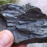 Hedenbergita<br />Mina de Can Llavor, Serrat del Torn, Sant Martí Sacalm, Susqueda, Comarca La Selva, Gerona / Girona, Cataluña / Catalunya, España<br />8 x 5 cm<br /> (Autor: Cristalino)