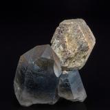 Quartz (variety smoky quartz), Microcline<br />Dinkey Creek Mine, Dinkey Creek, Fresno County, California, USA<br />5.1 x 7.1 cm<br /> (Author: am mizunaka)