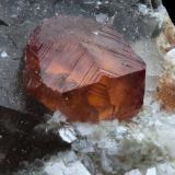 Spessartina (Espesartina)(Grupo Granate)Wushan Spessartine prospects, Tongbei, Yunxiao, Zhangzhou Prefecture, Fujian Province, China7 mm (Autor: Adolfo Ruiz)
