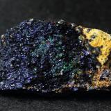 AzuritaMina Linda Mariquita, El Molar, Comarca Priorat, Tarragona, Cataluña / Catalunya, España5 x 4 x 2 cm (Autor: karbu8)