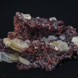 Fluorapatite, SpessartineSkardu District, Gilgit-Baltistan (Northern Areas), Pakistan7.4 x 4.9 cm (Author: am mizunaka)