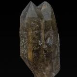 Quartz (variety smoky quartz)<br />Fano Mine, Cahuilla Mountain, Cahuilla, Cahuilla District, Riverside County, California, USA<br />9.2 x 4.0 cm<br /> (Author: am mizunaka)