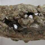 Vesubianita.Mines de Can Montsant, Can Montsant (Massís del Montnegre), Hortsavinyà, Tordera, Comarca Maresme, Barcelona, Cataluña / Catalunya, España7''8 x 4 cm. (Autor: phrancko)