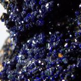 Azurita<br />Mina Linda Mariquita, El Molar, Comarca Priorat, Tarragona, Cataluña / Catalunya, España<br /><br /> (Autor: heat00)
