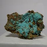 Auricalcita<br />Mines de Can Montsant, Can Montsant (Massís del Montnegre), Hortsavinyà, Tordera, Comarca Maresme, Barcelona, Cataluña / Catalunya, España<br />3,1 x 2,3 x 1 cm<br /> (Autor: heat00)