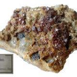 Sphalerite, siderite, quartzWildemann, Harz, Lower Saxony/Niedersachsen, Germany7 x 5,5 cm (Author: Andreas Gerstenberg)