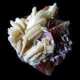 Barite, fluorite<br />Erika Mine, Säulnhof, Stulln, Wölsendorf West District, Upper Palatinate/Oberpfalz, Bavaria/Bayern, Germany<br />6 x 5 cm<br /> (Author: Andreas Gerstenberg)