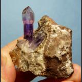 Quartz (variety amethyst)<br />Brandberg area, Erongo Region, Namibia<br />72 x 58 x 50 mm<br /> (Author: Pierre Joubert)