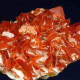 Wulfenite<br />Jianshan Mine, Ruoqiang, Bayin'gholin Autonomous Prefecture, Xinjiang Uyghur Autonomous Region, China<br />103 x 68 mm<br /> (Author: GneissWare)