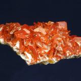 Wulfenite<br />Jianshan Mine, Ruoqiang, Bayin'gholin Autonomous Prefecture, Xinjiang Uyghur Autonomous Region, China<br />103 x 68 mm<br /> (Author: GneissWare)